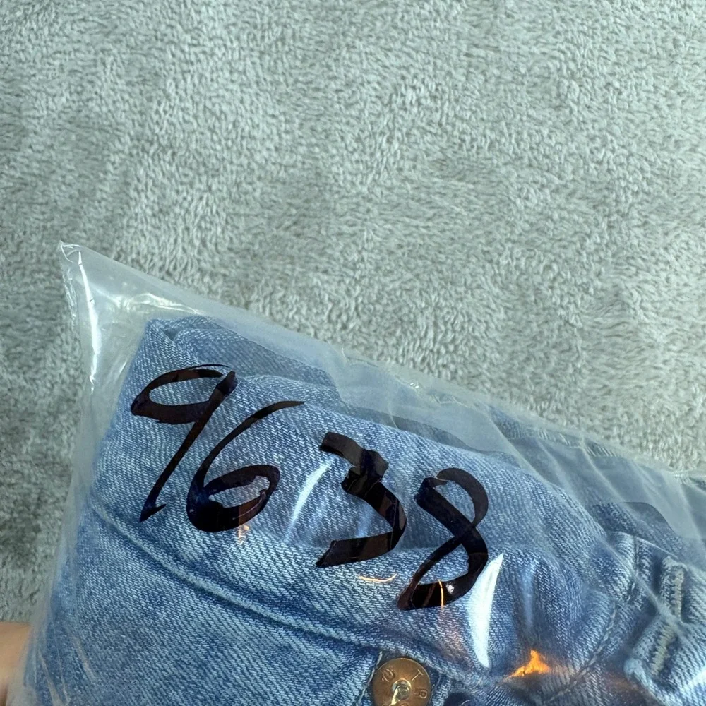 True Religion Jeans Men 30 (Fits 32x32) Ricky Relaxed Straight Blue Whisker Fade